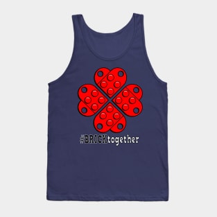 Brick Together Flower Power - Red Tank Top